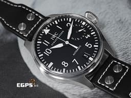 IWC 萬國 Big Pilot`s 7 Day Power Reserve 飛行員 大飛行員 七日鍊 動能顯示 小秒針 不鏽鋼 大飛 經典復古洋蔥頭錶冠 飛行錶 自動上鍊 47mm