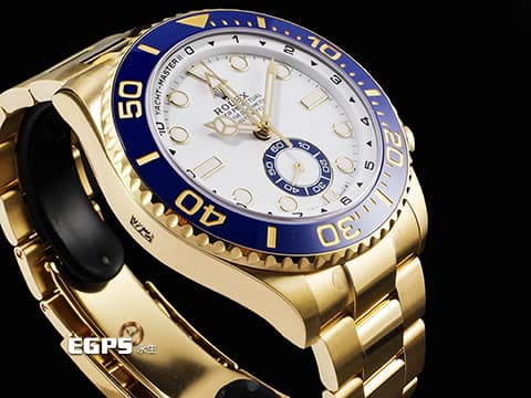 ROLEX 勞力士 Yacht-Master II 遊艇名仕 126688 18K黃金材質 今年最新款式 新一代大遊艇 更加適合上手 倒數計時 藍色陶瓷錶圈 2026年 新式木質保卡 全台第一隻 保有原廠膠膜 自動上鏈 44mm