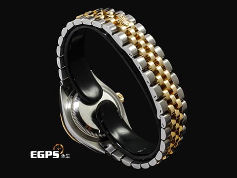 ROLEX 勞力士 Datejust DJ28 279383RBR 不鏽鋼&18K黃金材質 半金款 原廠鑲嵌鑽石錶圈、時標 白色珍珠貝母面盤 2021年保卡 自動上鍊 28mm
