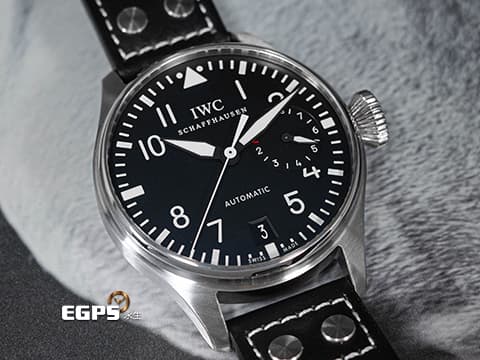 IWC 萬國 Big Pilot`s 7 Day Power Reserve 飛行員 大飛行員 七日鍊 動能顯示 小秒針 不鏽鋼 大飛 經典復古洋蔥頭錶冠 飛行錶 自動上鍊 47mm