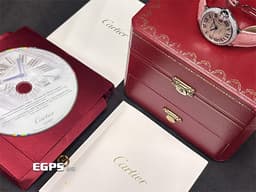 CARTIER 卡地亞 Ballon Bleu 藍氣球 WE900651 18K白金材質 <font color="#05f0f0">原廠鑲嵌鑽石錶圈 銀白色面盤</font> <font color="#ff0000">台灣公司貨 新錶定價:1,050,000 元</font> 自動上鍊 36mm