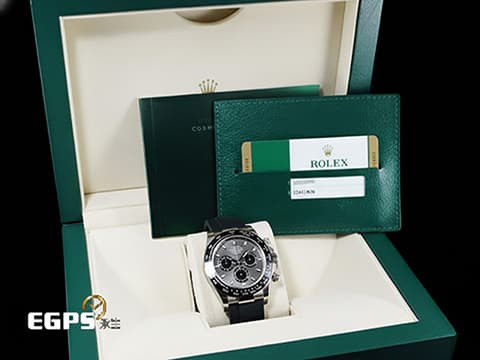 ROLEX 勞力士 Cosmograph Daytona 宇宙計時型 迪通拿 116519LN 灰色熊貓面盤 梁家灰 116519 LN 計時碼表 陶瓷外圈 18K白金材質 2019年保單 自動上鍊 40mm
