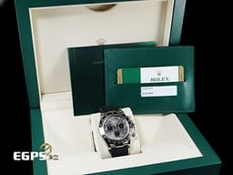 ROLEX 勞力士 Cosmograph Daytona 宇宙計時型 迪通拿 116519LN <font color="#6e6e6e">灰色熊貓面盤 梁家灰</font> 116519 LN 計時碼表 陶瓷外圈 18K白金材質 <font color="#ff0000">2019年保單</font> 自動上鍊 40mm