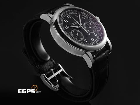A.LANGE & SOHNE 朗格 1815系列 414.028 18K白金材質 計時功能 2022年保單 手動上鍊 39.5mm