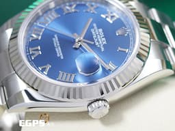 ROLEX 勞力士 Datejust 41 蠔式日誌型 126334 <font color="#1289d3">天藍色面盤 經典羅馬數字時標</font> 不鏽鋼 經典 DJ41 經典三角坑紋錶圈 <font color="#FF0000">2026年保卡 蠔式(Oyster)三節錶帶</font> 自動上鍊 41mm