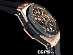 HUBLOT 宇舶 Big Bang Unico King Gold Ceramic 大爆炸 玫瑰金 陶瓷框 計時碼表 411.OM.1180.RX <font color="#FF0000">King Gold 玫瑰金宇舶 飛返計時 台灣公司貨</font> 自動上鏈 45mm