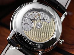BLANCPAIN 寶珀 Villeret 系列 Ultraplate 超薄腕錶 6651 1127 55B 經典 大三針 不鏽鋼材質 <font color="#ff0000">100小時動能儲存</font><font color="#FF0000"> 2024年保單 </font>自動上鍊 40mm