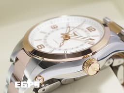 LONGINES 浪琴 Conquest Classic 康卡斯經典系列 征服者 L2.799.5.56.7 GMT 雙地時間 L27995567 <font color="#ff0000">18K金 玫瑰金 半金</font> <font color="#ff0000">台灣公司貨</font> 自動上鍊 42mm
