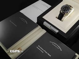 A.LANGE & SOHNE 朗格 1815系列 414.028 18K白金材質<font color="#05f0f0"> 計時功能</font> <font color="#ff0000">2022年保單</font> 手動上鍊 39.5mm