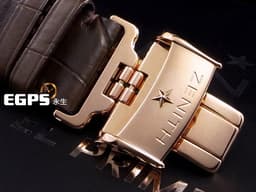 ZENITH 真力時 Grande Class Traveller Open Multicity El Primero 18.0520.4037 18K玫瑰金材質 <font color="#05f0f0">世界時區 計時碼表 動力顯示 大日期窗 鏤空面盤 </font><font color="#ff0000">台灣公司貨 整支重約5.6兩</font> 自動上鏈 46mm