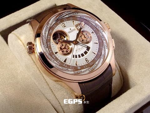 ZENITH 真力時 Grande Class Traveller Open Multicity El Primero 18.0520.4037 18K玫瑰金材質 世界時區 計時碼表 動力顯示 大日期窗 鏤空面盤 台灣公司貨 整支重約5.6兩 自動上鏈 46mm