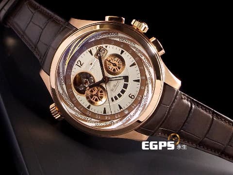 ZENITH 真力時 Grande Class Traveller Open Multicity El Primero 18.0520.4037 18K玫瑰金材質 世界時區 計時碼表 動力顯示 大日期窗 鏤空面盤 台灣公司貨 整支重約5.6兩 自動上鏈 46mm
