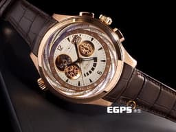 ZENITH 真力時 Grande Class Traveller Open Multicity El Primero 18.0520.4037 18K玫瑰金材質 <font color="#05f0f0">世界時區 計時碼表 動力顯示 大日期窗 鏤空面盤 </font><font color="#ff0000">台灣公司貨 整支重約5.6兩</font> 自動上鏈 46mm
