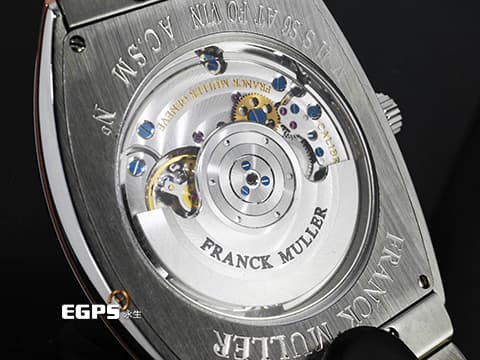 Franck Muller 法蘭穆勒 FM Vanguard V41 S S6 不鏽鋼材質 V41 鮭魚面 不鏽鋼鍊帶款 2025年保卡 自動上鏈 41x49.95mm