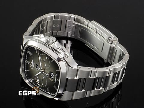 GLASHUTTE ORIGINAL 格拉蘇蒂 70年代 Seventies Chronograph Panorama Date 煙燻灰色面盤 限量100支 1-37-02-05-02-35 德國錶 2020年保單 另附原廠不鏽鋼鏈帶 自動上鍊 40mm