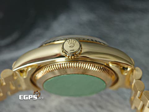 ROLEX 勞力士 Datejust 蠔式日誌型 69178 原廠鑽石時標面盤 18K黃金材質 經典三角坑紋錶圈 自動上鍊 26mm