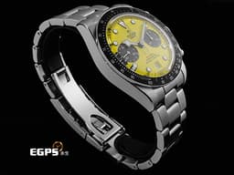TUDOR 帝舵 Heritage Black Bay Chrono 碧灣 79310N-0001 <font color="#fafa01">最熱門、最具話題性 黃色熊貓面盤 【大黃蜂】</font> 計時碼錶 不鏽鋼材質 <font color="#ff0000">2026年保卡 搭配最新快速調節「T-fit」折疊扣</font> 自動上鍊 39mm
