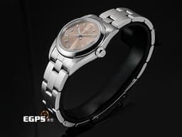 ROLEX 勞力士 蠔式恆動 OP 76080 不鏽鋼材質 <font color="#f8c9c9">粉色面盤</font> 自動上鍊 25mm
