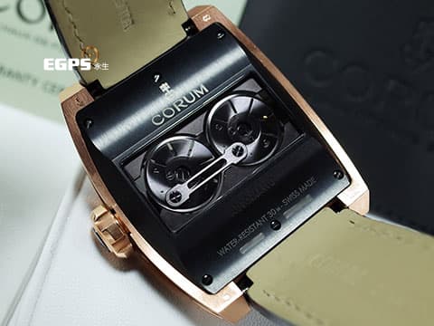 CORUM 崑崙 Ti-Bridge 金橋 207.201.05 鏤空 玫瑰金 雙自動盤 精鑲鑽圈 新品訂價190萬!新款自動上鍊金橋 42mm