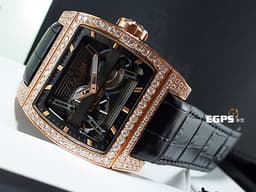 CORUM 崑崙 Ti-Bridge 金橋 207.201.05 鏤空 玫瑰金 雙自動盤 精鑲鑽圈 <font color="#FF0000">新品訂價190萬!新款自動上鍊金橋</font> 42mm