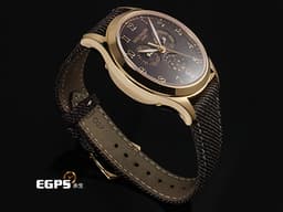 Patek Philippe 百達翡麗 PP錶 Complications 複雜功能時計 4946R-001 18K玫瑰金材質 <font color="#f5da9e">栗色橫直緞面面盤</font> <font color="#05f0f0">年曆錶、月相顯示</font> <font color="#FF0000">2025年保單 新錶訂價:1,796,000元</font> 自動上鍊 38mm