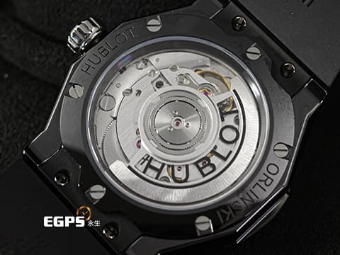 HUBLOT 宇舶 Classic Fusion 經典融合系列 ORLINSKI 聯名錶款 550.CS.1800.RX.ORL21 黑陶瓷材質 3D立體切面錶殼 黑色面盤 2025年保單 自動上鍊 40mm