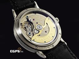 A.LANGE & SOHNE 朗格 SAXONIA 215.032 18K白金材質 <font color="#9fdbec">飽和、沈穩的藍色面盤 簡約大方設計風格 </font> <font color="#0582f5"> 經典德國工藝 3/4夾板 手工雕刻鵝頸 德國銀夾板</font> <font color="#ff0000">2018年保單 台灣公司貨</font> 自動上鍊 38.5mm