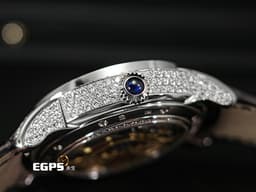 Audemars Piguet 愛彼 AP錶 Millenary Ladies Starlit Sky <font color="#2828ff"><span style="font-size: 13.3333px;">千禧星空「</span></font><span style="color: rgb(40, 40, 255);">黑夜</span><font color="#2828ff"><span style="font-size: 13.3333px;">」特別版 藍色砂金石搭配珍珠貝母面盤</span></font> 77316BC.ZZ.D007SU.01 <span style="color: rgb(202, 223, 240);">原廠鑲嵌頂級天然鑽石面盤、錶圈、錶耳、錶背、錶扣 </span>77316 BC 月相盈虧 動能顯示 <font color="#ff0000">新錶參考訂價:2,711,000元</font> 自動上鏈 35.4 x 39.5mm