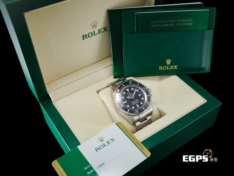 ROLEX 勞力士 Sea-Dweller Deepsea 蠔式 海使者 深海 126660 黑鬼王 水鬼王 3,900米深海防水 不鏽鋼材質 陶瓷錶圈 排氦氣閥 2018年保卡 潛水錶 自動上鍊 44mm