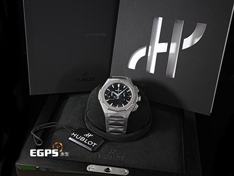 HUBLOT 宇舶 Classic Fusion Chronograph 經典融合 ORLINSKI 聯名款 549.NI.1270.NI.ORL23 計時碼表 3D立體切面鈦金屬錶殼 2025年保單 限量250只 自動上鍊 41mm