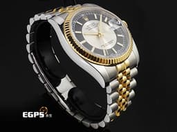 ROLEX 勞力士 Datejust 36 DJ 蠔式日誌型 116233 18K黃金材質 半金款<font color="#ff0000"> </font><font color="#05f0f0">銀色&黑色雙色唱片面盤</font> <font color="#ff0000">單</font>雙<font color="#ff0000">數不同色日期功能 五銖紀念型錶帶</font> 自動上鏈 36mm 