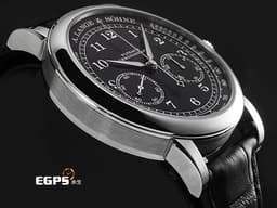 A.LANGE & SOHNE 朗格 1815系列 414.028 18K白金材質<font color="#05f0f0"> 計時功能</font> <font color="#ff0000">2022年保單</font> 手動上鍊 39.5mm