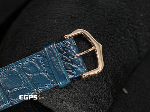 CARTIER 卡地亞 Santos-Dumont 山度士 杜蒙特 WGSA0098 經典 大型款 真漆孔雀藍面盤、錶背鐫刻親筆簽名 玫瑰金材質 2025年保卡 手上鍊 43.5x31.4mm