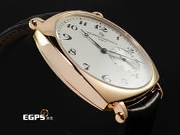 Vacheron Constantin 江詩丹頓 VC American 1921 82035/000R-9359 18K玫瑰金材質 <font color="#fbb85b">細緻獨特的個性 傾斜時間顯示</font> <font color="#ff0000">2023年保卡</font> 手動上鍊 40mm