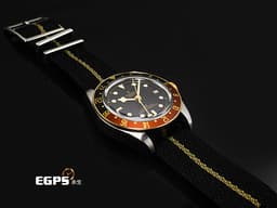 TUDOR 帝舵 Black Bay GMT S&G 碧灣 GMT 兩地時間 79833MN 18K黃金材質 半金款 復古 雪花針 <font color="#f0d384">沙士圈 帆布錶帶款</font> <font color="#FF0000">2025年保卡</font> 潛水錶 自動上鍊 41mm