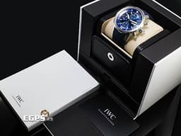 IWC 萬國 Aquatimer 海洋時計 IW376806 不鏽鋼材質<font color="#0066FF"> 藍色面盤 計時腕錶 快拆錶帶</font><font color="#FF0000"> 2025年保卡</font> 潛水錶 自動上鍊 44mm