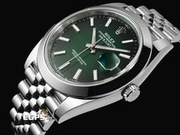 ROLEX 勞力士 Datejust 41 蠔式日誌型 DJ41 126300 不鏽鋼材質 <font color="#058703">Green Ombre 漸層綠色</font> <font color="#ff0000">2026年保卡</font> 自動上鍊 41mm