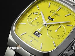 GLASHUTTE ORIGINAL 格拉蘇蒂 復古系列 70年代 Seventies Chronograph 1-37-02-17-02-70 <font color="#fafa01">黃色面盤 限量100支</font> <font color="#FF0000">2021年保單 </font>自動上鍊 40mm