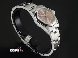 ROLEX 勞力士 蠔式恆動 OP 76080 不鏽鋼材質 <font color="#f8c9c9">粉色面盤</font> 自動上鍊 25mm