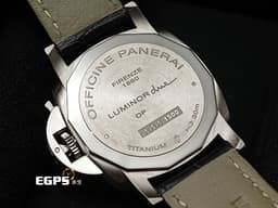 PANERAI 沛納海 Luminor Due 3 Day PAM926 三日鍊 小秒針 PAM00926 <font color="#2546cb">藍色放射紋三明治面盤</font> 鈦金屬 <font color="#FF0000">2019年保單 </font> 自動上鍊 38mm