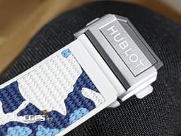 Hublot 宇舶 Big Bang Unico 大爆炸 Sky Blue Camo <font color="#86d1ea">天藍迷彩 藍陶瓷 鏤空面盤</font> 421.EX.0190.RX.JCAM 三日鍊 飛返 計時碼錶 <font color="#ff0000">限量100只 </font><font color="#FF0000" style="">2023年電子保單<font color="#70cce1"> </font></font>自動上鍊 44mm