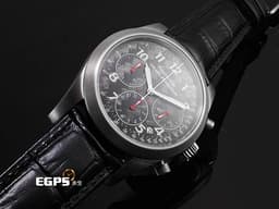 Girard-Perregaux 芝柏 GP Pour Ferrari 4955 鋁合金材質 <font color="#05f0f0">黑色紋理面盤</font> <font color="#FF0000">法拉利LOGO錶扣 限量1000支</font> 自動上鍊 40mm