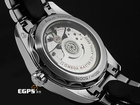 OMEGA 歐米茄 Seamaster Aqua Terra 150 GMT 海馬 22010382010002 綠色太陽線紋錶盤 不鏽鋼材質 2025年保卡 自動上鏈 38mm