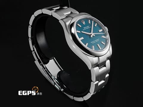 ROLEX 勞力士 Oyster Perpetual 31 經典 蠔式恆動型 277200 2025年最新款 莫蘭迪藍色噴漆面盤 OP31 不鏽鋼 2025年保卡 自動上鍊 31mm