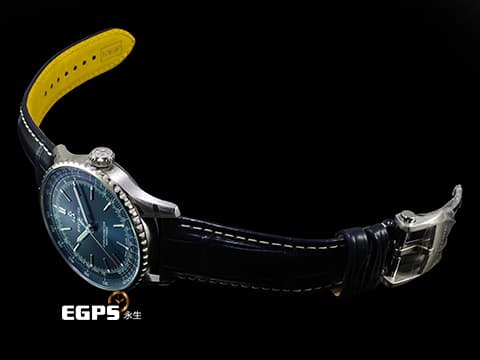 BREITLING 百年靈 Navitimer 41 航空計時系列 A17329161C1P1 藍色面盤 不鏽鋼 2026年保單 保有原廠膠膜 自動上鍊 41mm