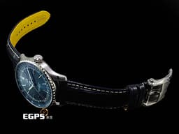 BREITLING 百年靈 Navitimer 41 航空計時系列 A17329161C1P1 <font color="#05f0f0">藍色面盤</font> 不鏽鋼 <font color="#FF0000">2026年保單 保有原廠膠膜</font> 自動上鍊 41mm