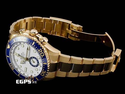 ROLEX 勞力士 Yacht-Master II 遊艇名仕 126688 18K黃金材質 今年最新款式 新一代大遊艇 更加適合上手 倒數計時 藍色陶瓷錶圈 2026年 新式木質保卡 全台第一隻 保有原廠膠膜 自動上鏈 44mm