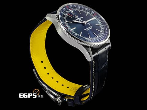 BREITLING 百年靈 Navitimer 41 航空計時系列 A17329161C1P1 藍色面盤 不鏽鋼 2026年保單 保有原廠膠膜 自動上鍊 41mm
