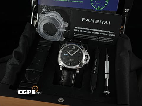PANERAI 沛納海 Luminor Marina PAM2392 三日鍊 藍色小秒針 PAM02392 經典夜光三明治面盤 不鏽鋼 2020年台灣公司貨 自動上鍊 42mm