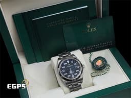 ROLEX 勞力士 Oyster Perpetual 蠔式 Air-King 空中霸王 116900 不鏽鋼材質 <font color="#32cd32">綠色秒針、ROLEX品牌銘刻</font> <font color="#FFFF00">黃色皇冠</font>
<font color="#ff0000">2021年保卡 </font> 飛行錶 自動上鍊 40mm